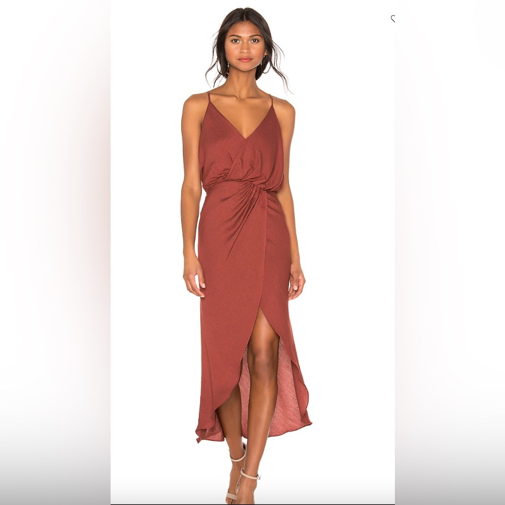 Revolve Tankia Dress in Tawny